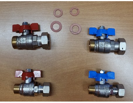Zestaw zaworów prostych do...